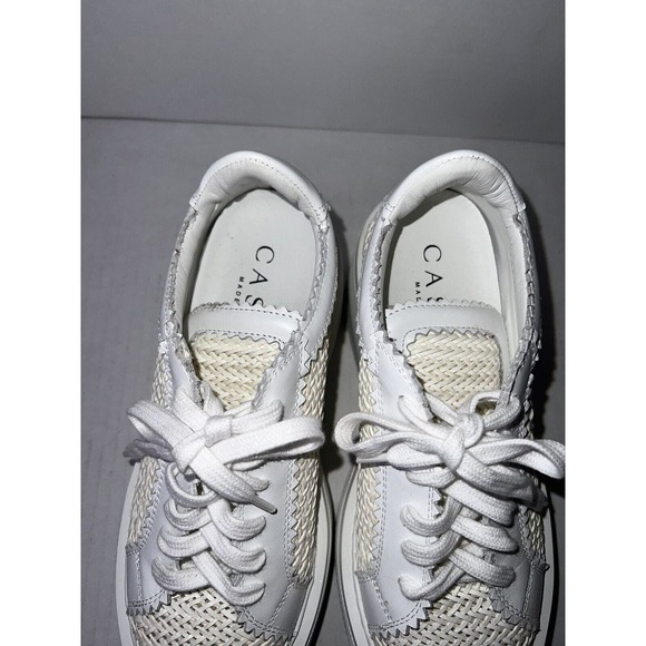 Casadei Nexus Hanoi Woman’s White On White Size US 8 1/2 EUC Made In Italy - Picture 4 of 16